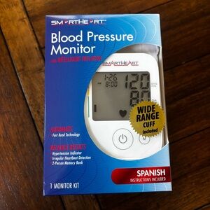 SMARTHEART AUTOMATIC BLOOD PRESSURE CUFF MONITOR W/WIDE RANGE CUFF   BRAND NEW